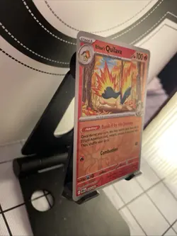 Ethan's Quilava 033/182 Common Reverse Holo SV10: Destined Rivals Pokemon NM - Image 2