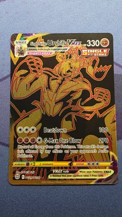 Pokemon TCG Urshifu VMAX Single Strike Brilliant Stars TG29/TG30 - Image 1