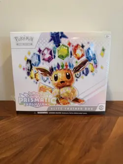 Pokemon TCG Prismatic Evolutions ETB - Sealed - Box Damage - Read - Image 1