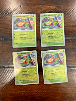 LOT x4 - #9 Mow Rotom RH REVERSE HOLO Pokemon TCG S&V Destined Rivals - Grass - Image 1