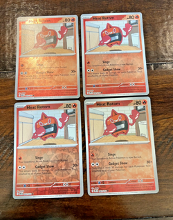 LOT x4 - #43 Heat Rotom RH REVERSE HOLO Pokemon TCG S&V Destined Rivals - Fire - Image 1