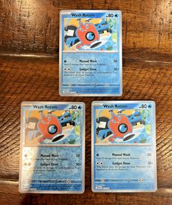 LOT x3 - #61 Wash Rotom RH REVERSE HOLO Pokemon TCG S&V Destined Rivals - Image 1