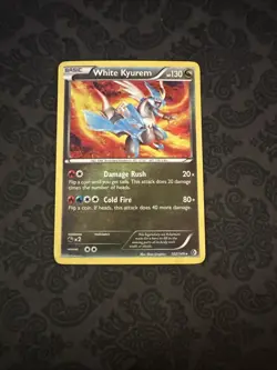 Pokemon TCG White Kyurem Boundaries Crossed 102/149 Exclusive Cracked Ice Holo - Image 1