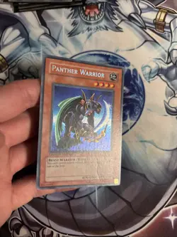 (35) Yugioh Panther Warrior CT2-EN006 Secret Rare Limited Edition LP - Image 2