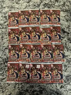 Yu-Gi-Oh Pharaoh's Servant Booster Pack EMPTY Wrapper (Lot of 20) 2002 - Image 1