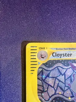 Pokemon TCG Cloyster Expedition Base Set Holo Rare Card 8/165 - Image 2