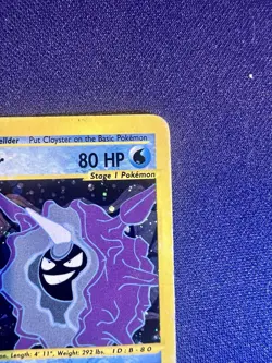 Pokemon TCG Cloyster Expedition Base Set Holo Rare Card 8/165 - Image 3