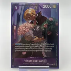 One Piece Vinsmoke Sanji (OP10-063) Treasure Rare English Card TR Mint - Image 1