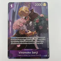 One Piece Vinsmoke Sanji (OP10-063) Treasure Rare English Card TR Mint - Image 4