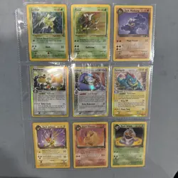 Pokemon Card Lot 9 Cards (Vintage, Mid Era) Delta Species Holo Rare WOTC - Image 1