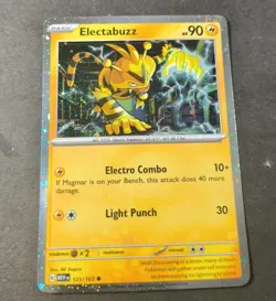 Pokemon 151 Electabuzz Cosmos Holo Promo Card 125/165 NM - Image 1