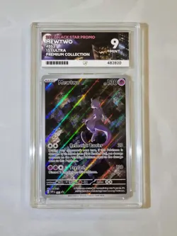 Mewtwo #052 151 UPC Black Star Promo Mint 9 Ace Graded Pokemon Card Holo TCG - Image 1