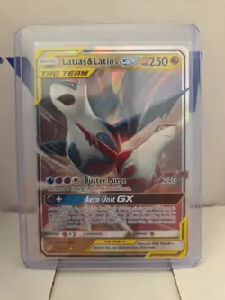 Pokemon Latias & Latios GX Ultra Rare TCG Tag Team Up Card 113/181 Sun & Moon - Image 1