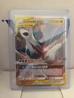 Pokemon Latias & Latios GX Ultra Rare TCG Tag Team Up Card 113/181 Sun & Moon - Image 2