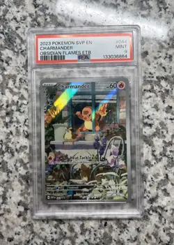 Pokemon TCG: Charmander SVP044 Obsidian Flames ETB Promo Card PSA 9 MINT! - Image 1