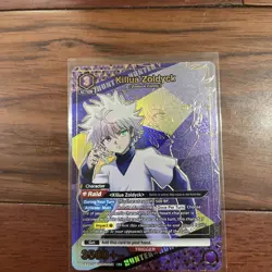 Killua Zoldyck (R*) UNION ARENA HXH HTR-2-059 Parallel Holographic Foil Card - Image 1