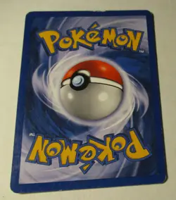 Pokemon TCG Neo Genesis Meganium 11/111 Holo Card 2000 Played Used Vintage - Image 3