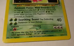 Pokemon TCG Neo Genesis Meganium 11/111 Holo Card 2000 Played Used Vintage - Image 5