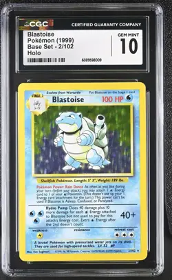 2 CGC 10 Pokemon Cards Blastoise Venusaur Reserved - Image 1