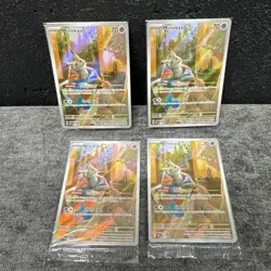 (4) Pokemon Mimikyu 075 Sv: Scarlet & Violet Promo Cards Holo Sealed - Image 1