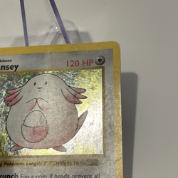 Chansey 3/102 Shadowless Holo 1st Edition Base Set Pokemon Card 1999 HP - Image 5