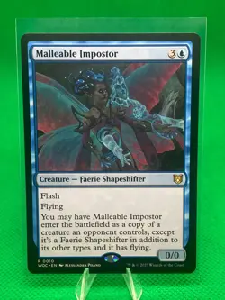 MTG - MALLEABLE IMPOSTOR - Wilds of Eldraine Com (R) - Image 1