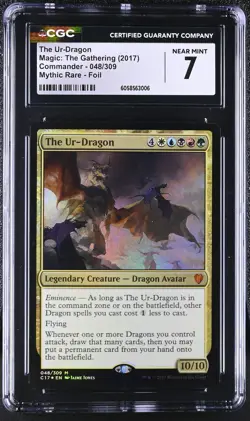 THE UR-DRAGON Commander 2017 Foil Mythic CGC 7 MTG EDH [Nostalgium] - Image 1