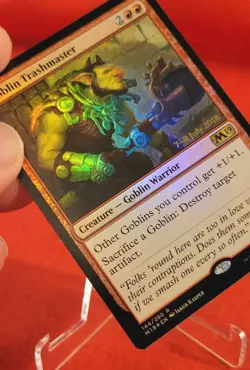 Mtg GOBLIN TRASHMASTER PRERELEASE FOIL NM 144/280 - Image 4