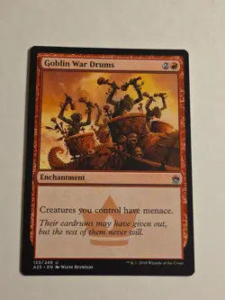 Goblin War Drums X1 A25 MTG Masters 25 - Image 1