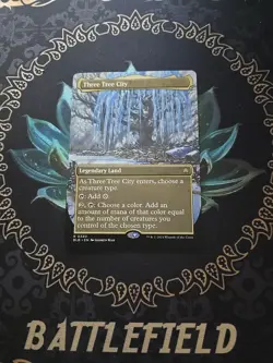 Three Tree City (Borderless) (0340) Bloomburrow Regular - Image 1