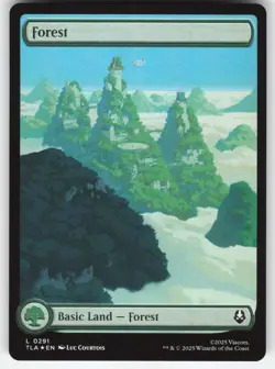 Forest FOIL 291 L MTG Avatar: The Last Airbender NM - Image 1