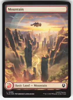 Mountain FOIL 290 L MTG Avatar: The Last Airbender NM - Image 1