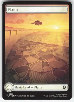 Plains FOIL 287 L MTG Avatar: The Last Airbender NM - Image 1