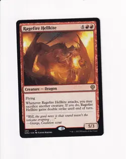 2022 MTG MAGIC THE GATHERING DOMINARIA UNITED RAGFIRE HELLKITE (#2) - Image 1