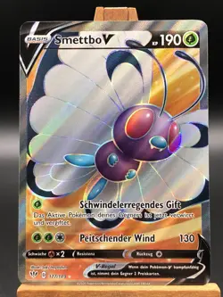 2020 Pokemon Flammende Finsternis Smettbo V Full Art Deutsch 177/189 NM-MT - Image 1