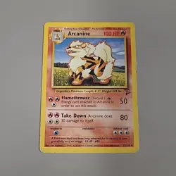Pokemon TCG - Arcanine - 33/130 - Uncommon WOTC - Base Set 2 Regular HP - Image 1