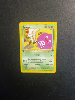Carte Pokemon SMOGO 58/82 TEAM ROCKET EDITION 1 Wizards FR - Image 1