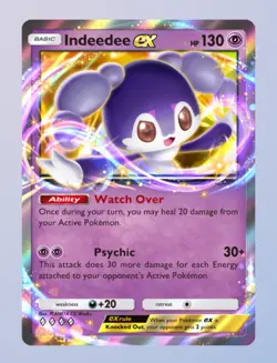 Pokemon TCG Pocket Indeedee 4 Diamond VIRTUAL - Image 1