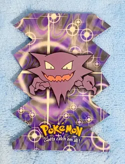 Topps Pokemon TV Animation Edition Stage 2 #93 Die Cut Haunter Good Condition - Image 1