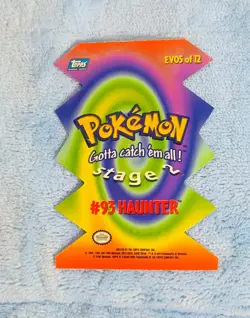 Topps Pokemon TV Animation Edition Stage 2 #93 Die Cut Haunter Good Condition - Image 3