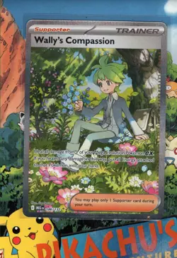 Pokemon TCG Wally's Compassion 186/132 Me01: Mega Evolution Holo NM/M - Image 1