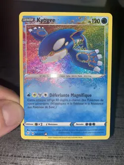 Carte Pokemon Kyogre 021/072 Amazing Epee Et Bouclier Francais - Image 3