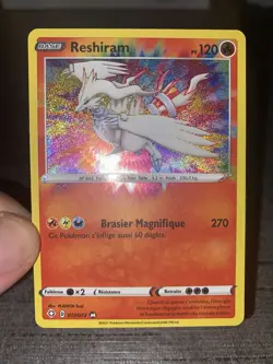 Carte Pokemon Reshiram 017/072 Amazing Epee Et Bouclier Francais - Image 5