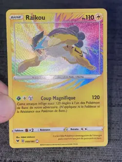 Carte Pokemon Raikou 050/185 Amazing Epee Et Bouclier Francais - Image 3
