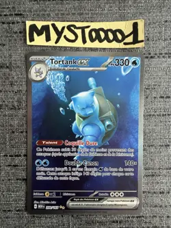 Carte Pokemon Tortank EX 200/165 Alt 151 EV3.5 Ecarlate Et Violet Francais - Image 1