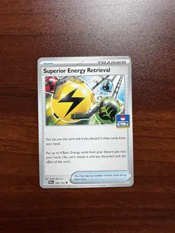 Superior Energy Retrieval Stamped Asia Exclusive GYM 189/193 Pokemon TCG NM - Image 1