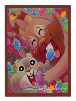 Rare Tomokazu Greedent & Skwovet Individual Card Sleeve Pokemon Center Japan NEW - Image 1