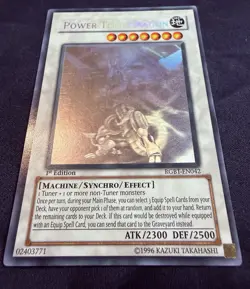 Power Tool Dragon (Ghost Rare) RGBT-EN042 Raging Battle 1st Edition LP. - Image 1