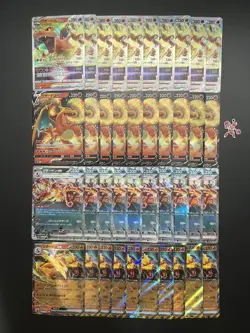 Charizard Pokemon card Japanese Lot ex Vstar V HOLO 006/165 set of 40 s12a bulk - Image 1