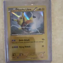 Pokemon Pikachu Libre Holo 30/30 XY Trainer Kit Suicune Promo Card English - Image 1
